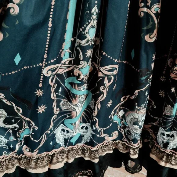 God Redemption Series Cross Skull Print Dress - Picture 7 of 7